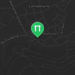Map showing where Outdoor Fitness Lamadelaine is
