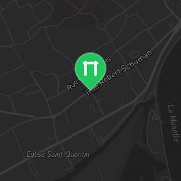 Map showing where Outdoor Fitness Promenade Hildegarde is