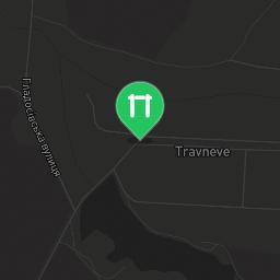 Map showing where Luhansk Oblast - Street Workout Park - Травневе is