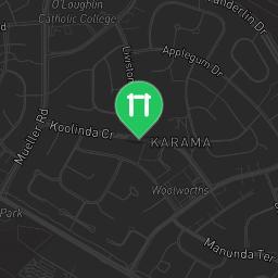 Map showing where Bodyweight workout - Darwin - Calisthenics workout is