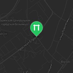 Map showing where Outdoor fitness training - Zarinsk - Calisthenics workout is