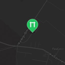 Map showing where Rocca Priora parco calisthenics is