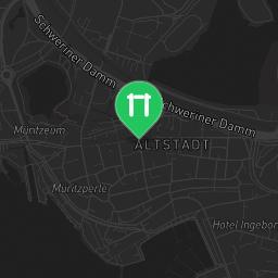 Map showing where Trimmfit Park Waren (Tiefwarensee) is