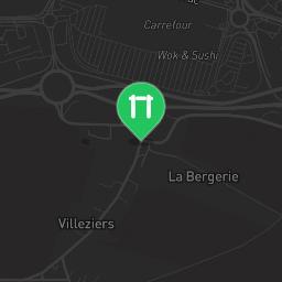 Map showing where Streetworkout gometz le Châtel is