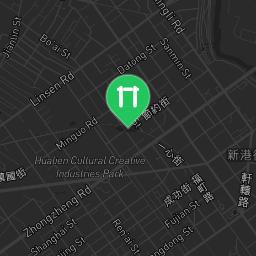 Map showing where Hualien City - Outdoor Fitness Facility - Guomin 2nd Street is