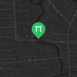 Map showing where Outdoor Gym Quận Bình Thạnh is
