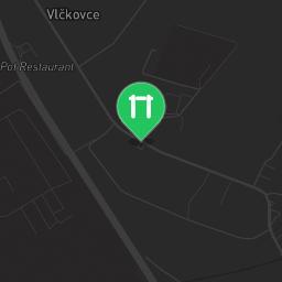 Map showing where Vlčkovce - Calisthenics Park - Wodgear.sk is