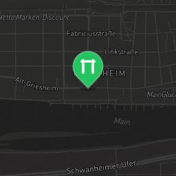 Map showing where Frankfurt - Outdoor fitness stations - Griesheim is