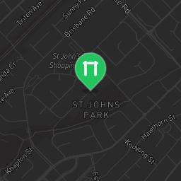 Map showing where Chisholm Park Outdoor Gym is