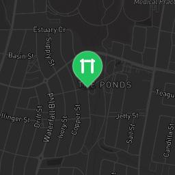 Map showing where Outdoor Gym Lorius Park bars is