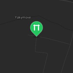 Map showing where Poltava Oblast - Street Workout Park - Якимове is