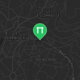 Map showing where Outdoor Calisthenics Gym Le Cannet is