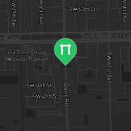 Map showing where Outdoor Gym Davie is