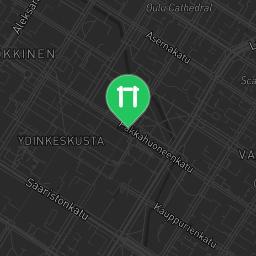 Map showing where Outdoor gym - Oulu -  - Calisthenics workout is
