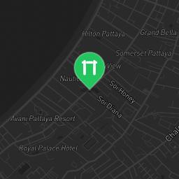 Map showing where Pattaya - Outdoor exercise gym - Queen Sirikit Park is