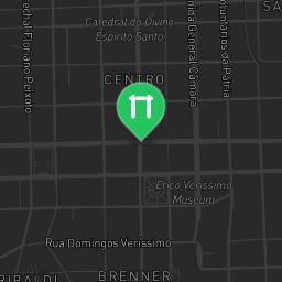 Map showing where Outdoor gym - Cruz Alta - Calisthenics workout is