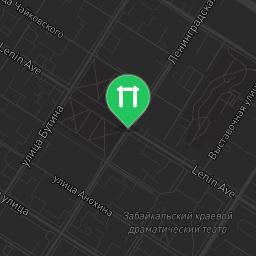 Map showing where Chita - Outdoor Gym - Супермаркет Спутник is