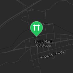 Map showing where Zicatela Open Gym is
