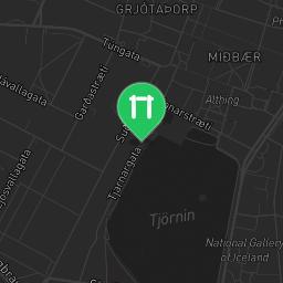 Map showing where Reykjavik - Outdoor Calisthenics Gym - Hagi is