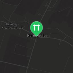 Map showing where Public Pull Up Bars - Horní Ředice is