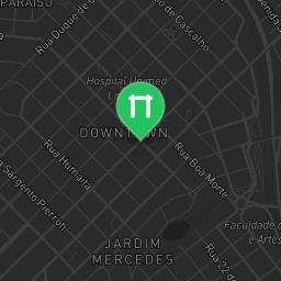 Map showing where Bodyweight fitness - Limeira - Calisthenics workout is