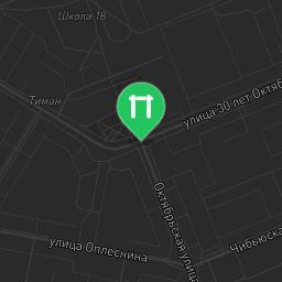 Map showing where Ukhta - Street Workout Park - Набережная Газовиков is