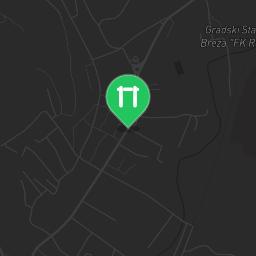 Map showing where Breza - Calisthenics Equipment - Gradski Stadion Breza FK Rudar is