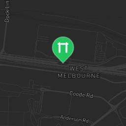 Map showing where Melbourne - Outdoor Fitness Gym - Eades Park is