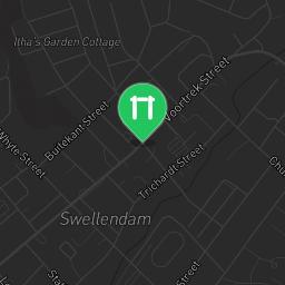 Map showing where Outdoor Gym Swellendam is