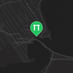 Map showing where Bodyweight fitness - Florianópolis - Calisthenics workout is