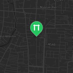 Map showing where Denpasar - Outdoor Exercise Park - Lapangan Puputan Badung is