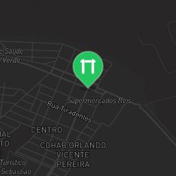 Map showing where Outdoor fitness training - Onda Verde - Calisthenics workout is