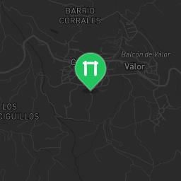 Map showing where Outdoor gym - Válor - - Calisthenics workout is