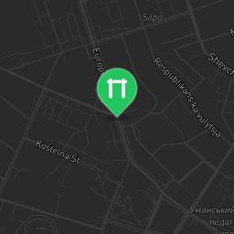 Map showing where Bodyweight workout - Uman - Calisthenics workout is