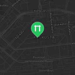 Map showing where Outdoor Fitness Kouvola is