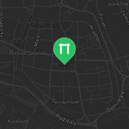 Map showing where Uhersky Brod - Street Workout Park - RVL 13 is