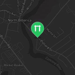 Map showing where Billerica Fitness Trail Loop is