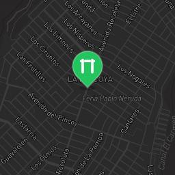 Map showing where Outdoor Gym Huechuraba is